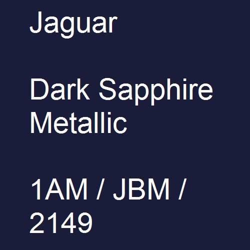 Jaguar, Dark Sapphire Metallic, 1AM / JBM / 2149.